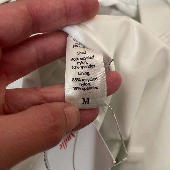 Andie The Tulum One Piece Swimsuit White Size M NWT minimalist - Picture 5 of 7